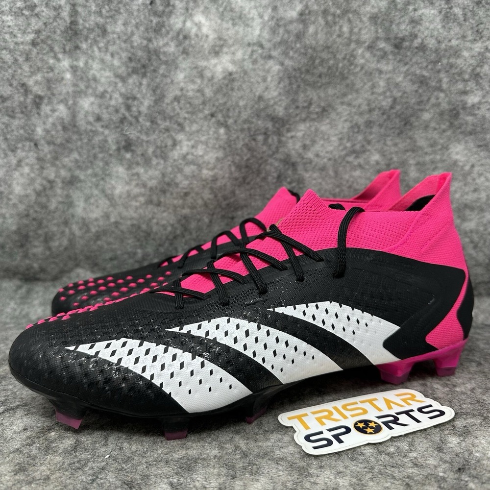Adidas Predator Accuracy .1 FG Soccer Cleats Mens Size 11 Black Pink GW4569